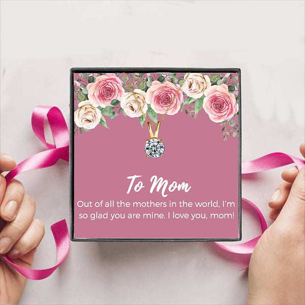 To Mom Gift Box + Necklace (5 Options to choose from)