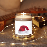 " Santa Hat " Design Scented Candles, 9oz Holiday Gift Birthday Gift Comfort Spice Scent, Sea Breeze Scent, Vanilla Bean Scent Home Decor