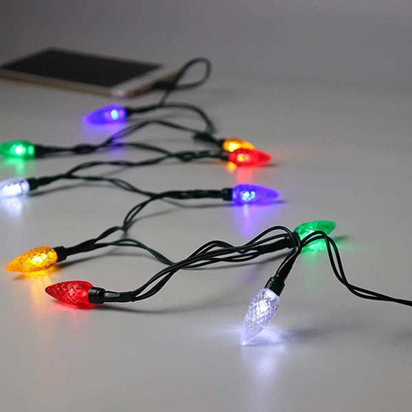 3pcs Merry Christmas LED Multicolored Lights