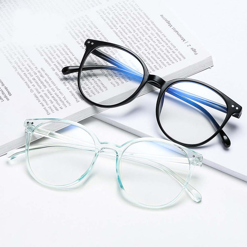 3pcs Anti Blue Light Protection Transparent Lens Eye Glasses