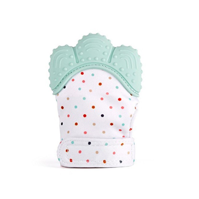Baby Teething Mitten Ease Teething Pain for all Lovely Babies.