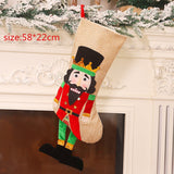 3pcs Christmas Socks Stockings Home Decorations