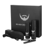 4 Pcs/set Men Beard Growth Kit Hair Growth Enhancer Thicker Oil Nourishing  Leave-in Conditioner Beard Grow Set with Comb