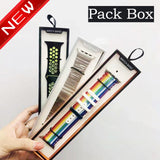 Simple Watch Strap Box Case for Apple Watch Band 6 5 4 3 Box Paper Pack 38/40/42/44MM for iWatch series  Band 20MM 22MM
