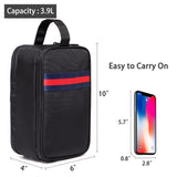 VASCHY Waterproof Toiletry Bag Men Women Travel Hanging Organizer Cosmetic Pouch Three Compartments Dopp Kit