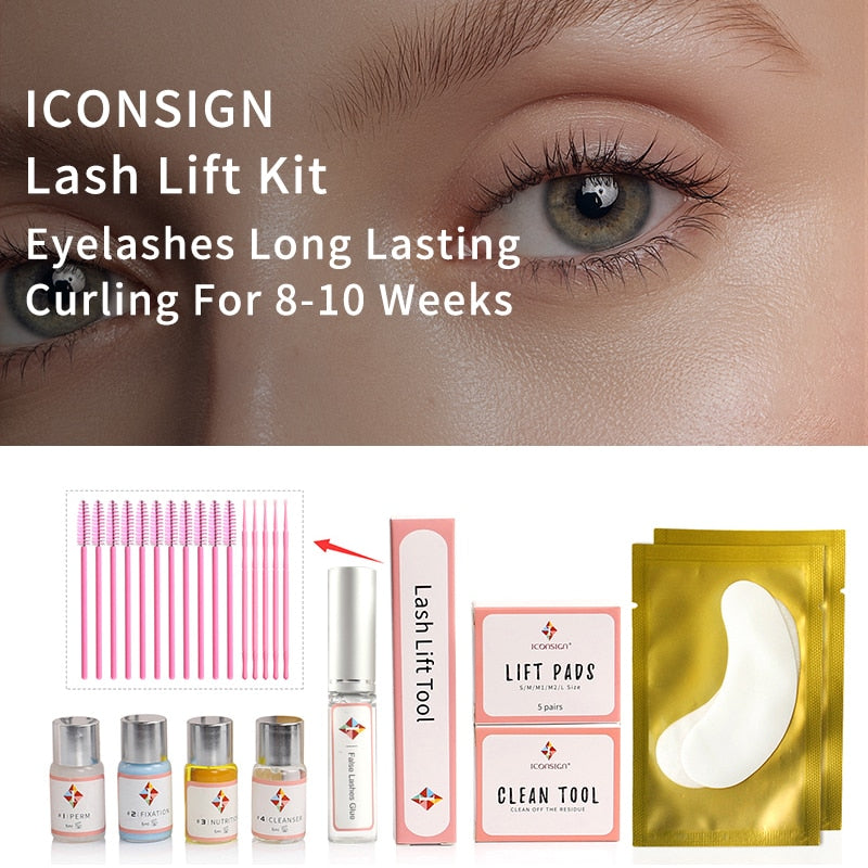 ICONSIGN Lash Lifting Kit Eyelash Serum Lash Enhancer Eyelash Perm Eye Makeup Tools Lash Lift