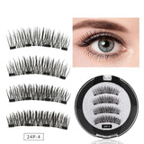 1 pair of 3/4/5 magnet eyelashes Quantum false eyelashes, reusable eyelashes, natural curling false eyelashes