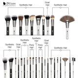 Travel Makeup Brushes Complete makeup kit Synthetic Goat Hair Eye Shadow Powder Foundation Concealer Brush for Makeup Set