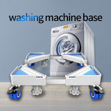 LVDIBAO Washing Machine Stand Multi-functional Movable Adjustable Base Mobile Roller for Washing Machine Dryer and Refrigerator