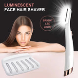 LED Lighted Facial Expoliator Face Hair Remover