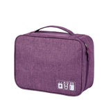 Portable Digital Storage Bags Earphones USB Gadgets Cables Wires Charger Power Battery Zipper Bag Cosmetics Organizer Box
