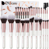 DUcare Professional Makeup Brushes 8-27Pcs Makeup Brush Full Set Foundation Eyeshadow Powder Synthetic Goat Hair Cosmetics Brush
