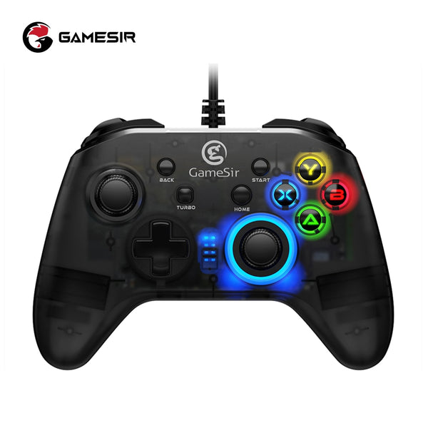 GameSir T4w USB Wired Gamepad Game Controller with Vibration and Turbo Function PC Joystick for Windows 7 8 10 11