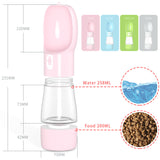 3pcs Pet Dog Water Bottle Feeder Perfect Solution for Travel or Everyday Use