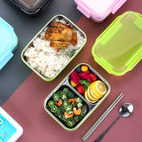 304 Stainless Steel Lunch Box for Kid New Single Layer or Double Layers Bento Box for Student Food Container Case for Office New