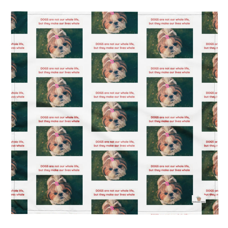 Dog Lover design All-over print bandana