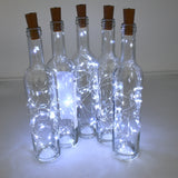 2 pcs LED Wine Bottle Lights with Cork