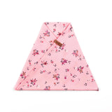 Jersey Neck Tube With Printed Flowers Peach Pink And Black For Kids Winter Cold Season