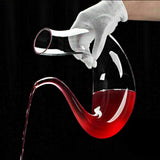 Crystal U-shaped 1500ml Wine Decanter Harp Swan Decanter Creative Wine Separator  Clear Wine Aerator Glass Wine Decanter Bottle