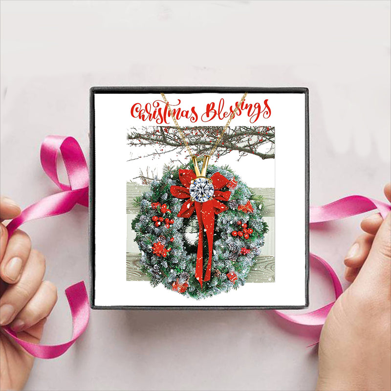 50% OFF Merry Christmas Blessings Gift Box + Necklace ( Options to choose from)