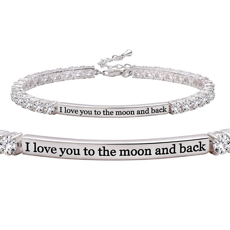 " I Love you to the Moon & Back " Elements Bracelet
