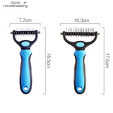 3pcs Double-Sided Comb Pet Groomer Easy and Painless Way To Remove Knots and Tangles from your pet's fur