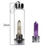 Crystal Healing Drinking Bottle 500ML Naturally Improve Your Health and Well-Being