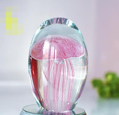 3D Design Jelly Fish Crystal Table Lamp Crystal Night Light