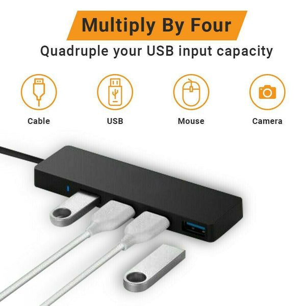 Ultra Slim Plug and Play USB 3.0 Hub