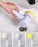3pcs 3 In 1 Multifunctional Electric Cleaning Brush Home Kitchen Tools