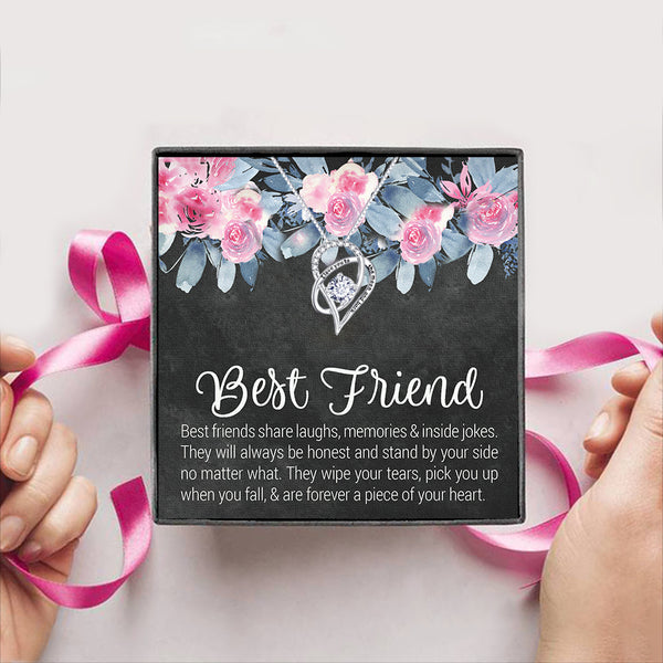 50% OFF " Best Friend " Gift Box + Necklace (Options to choose from)
