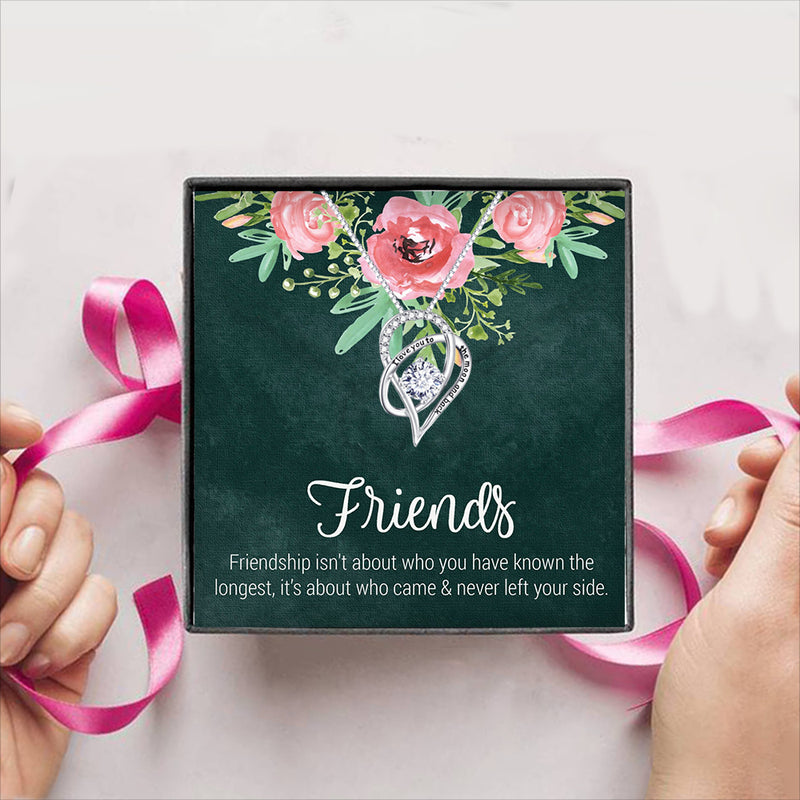 50% OFF Friends Gift Box + Necklace (Options to choose from) Made with Swarovski Crystals